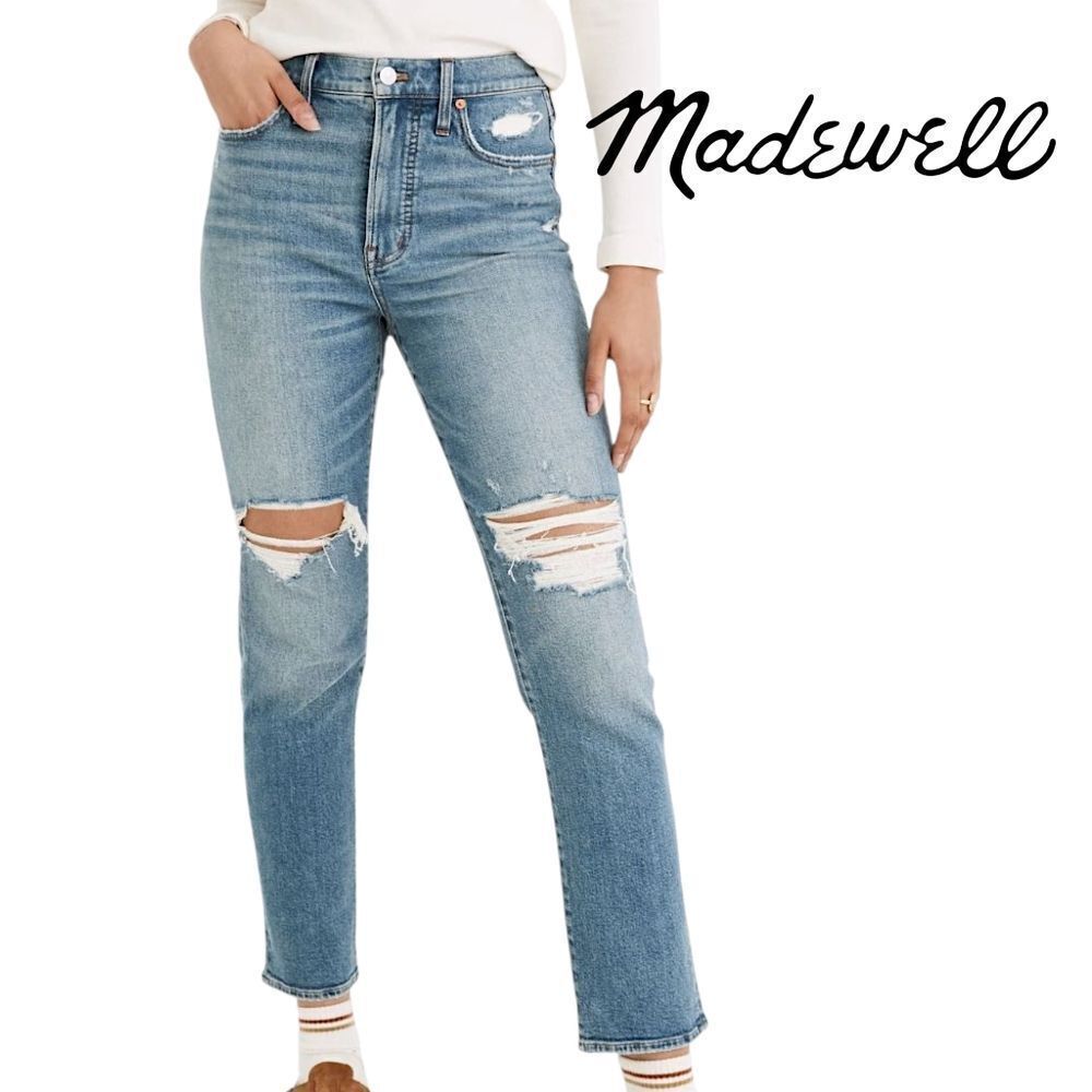 Madewell Womens The Perfect VintageJeans Blue Premium Denim Size 28 (6) - Picture 15 of 16